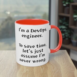 Caneca de café para engenheiro de DevOps: presente para desenvolvedor de software imagem 6