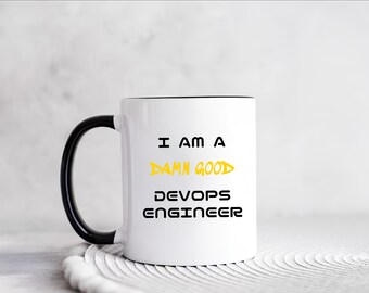 Damn Good DevOps Engineer Tasse: Software Programmierer Geschenk
