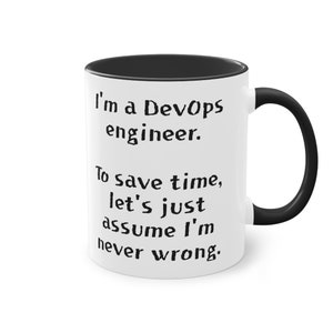 Caneca de café para engenheiro de DevOps: presente para desenvolvedor de software imagem 3