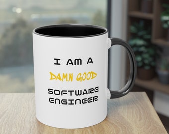Damn Good Software Engineer Tasse - Lustiges Programmierer Geschenk