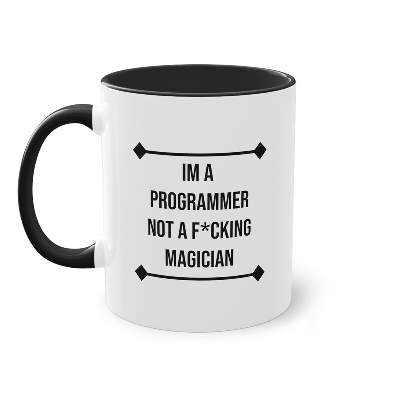 Funny Software Developer Mug: Programmer Gift, Glossy Finish image 2