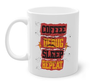 Kaffee Debug Tasse: Lustiges Geschenk für Programmierer