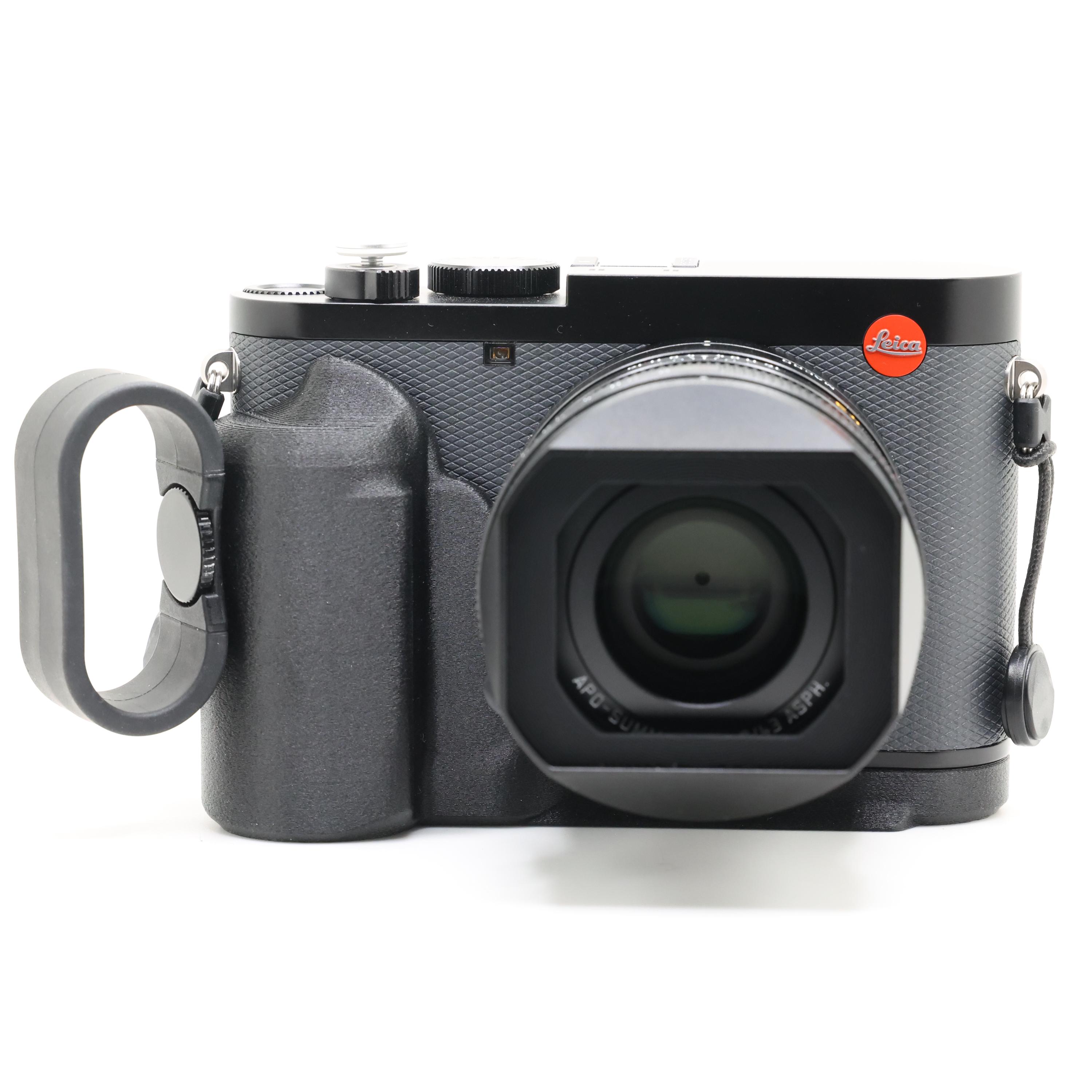 Hand Grip for Leica Q3 / Q3 43 with Finger Loop Socket / Apple Airtag Socket / Arca Swiss Dovetail - LIFETIME WARRANTY