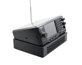 Ultimate Desk Stand for Uniden SDS200 Radio Scanner - Comes with Free Replacement Knob - Lifetime Warranty Made in USA