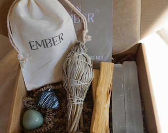 New Beginnings Energy Cleansing Kit | Sage, Palo Santo and Crystals