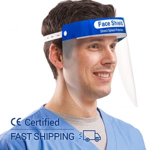 Face Shield Reusable Washable Protection Cover Face Mask Made in USA
