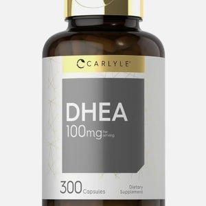 DHEA 100mg | 300 Capsules | Non-GMO & Gluten Free Supplement | by Carlyle