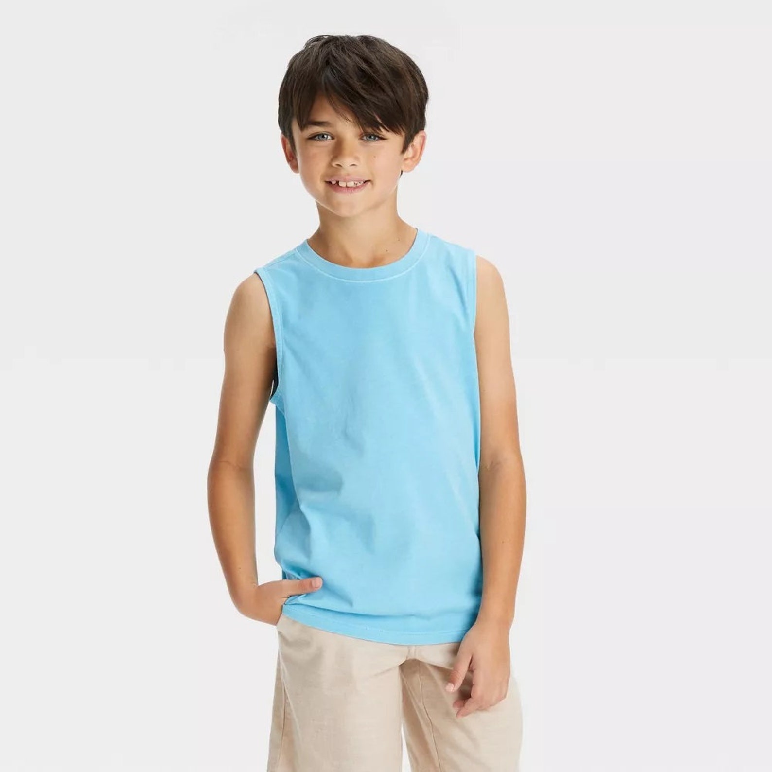 Kids Muscle Shirts Sleeveless Tanks Etsy