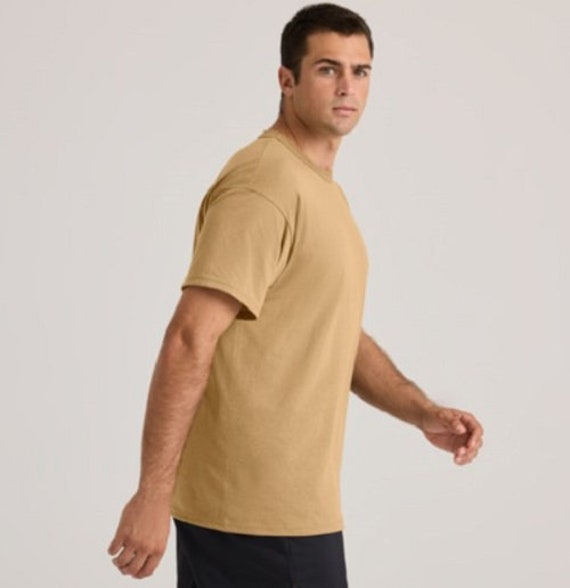 T-shirt TAN Color 100% Cotton Super Soft With Comfertable