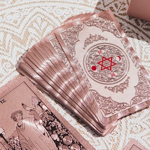 Bellissimi mazzi di tarocchi Shine, mazzo di tarocchi in scatola, mazzo di tarocchi per principianti, carte dei tarocchi indipendenti, grazioso mazzo di tarocchi con guida, set regalo di tarocchi