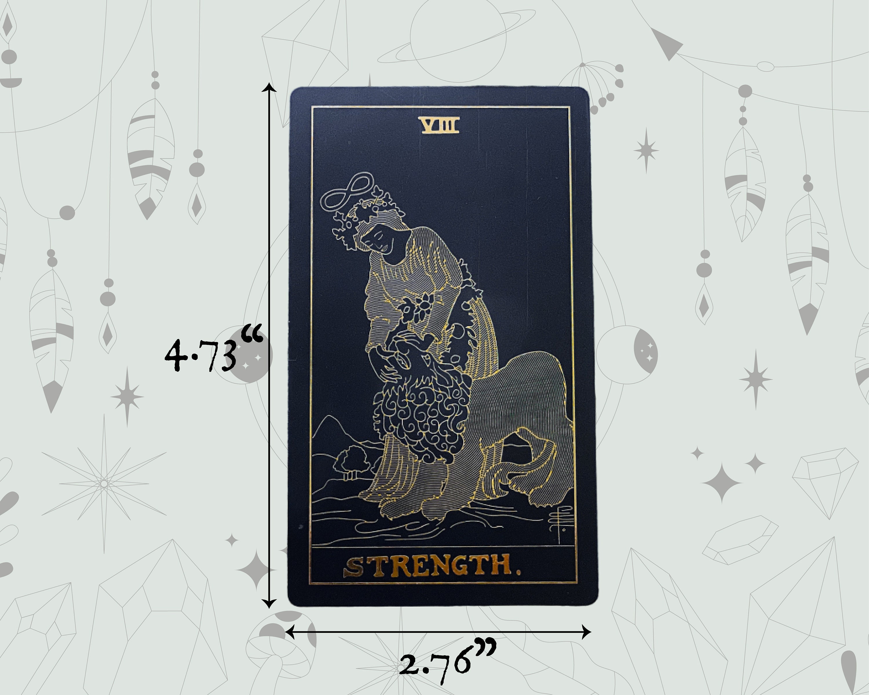 Amazon.com: KIINO 78 Black Gold Tarot Cards with Guide Book