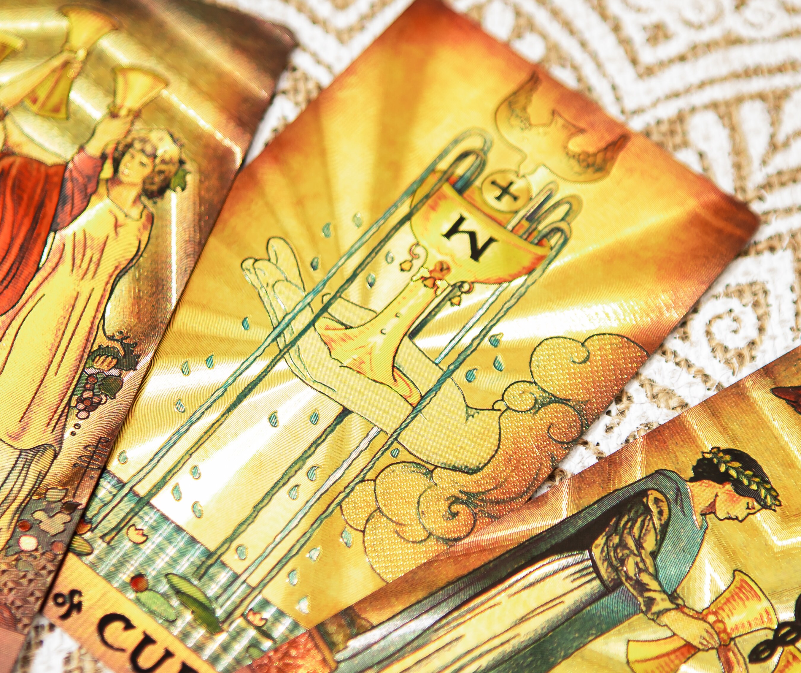 Borderless 78 Tarot Cards With Guidebook, Tarot Deck for