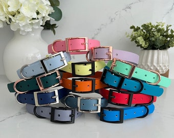 Waterproof Biothane Dog Collars - Waterproof Dog Collar - Durable Dog Collar - Custom Dog Collar - Design your own