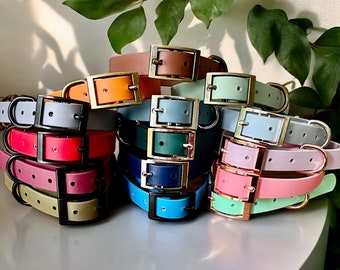 Biothane Dog Collar - Waterproof, Custom, Durable, Weatherproof, Easy Clean, Design your own