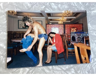 Vintage 1980s Bachelorette Party Color Photo