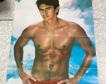 Vintage Hot Beefcake Guy 1983 Poster Adrian Zmed Gay Interest