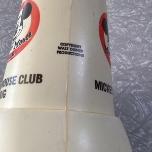 Vintage 1960s Walt Disney Mickey Mouse Club Plastic Mug image 6
