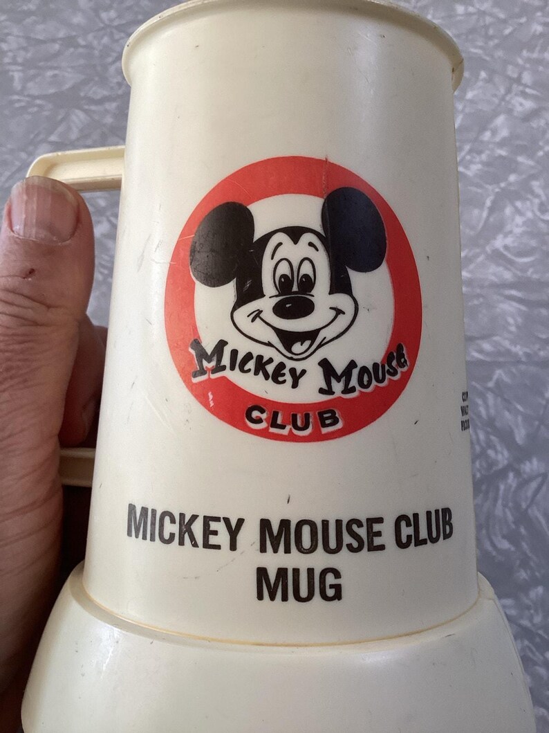 Vintage 1960s Walt Disney Mickey Mouse Club Plastic Mug image 4