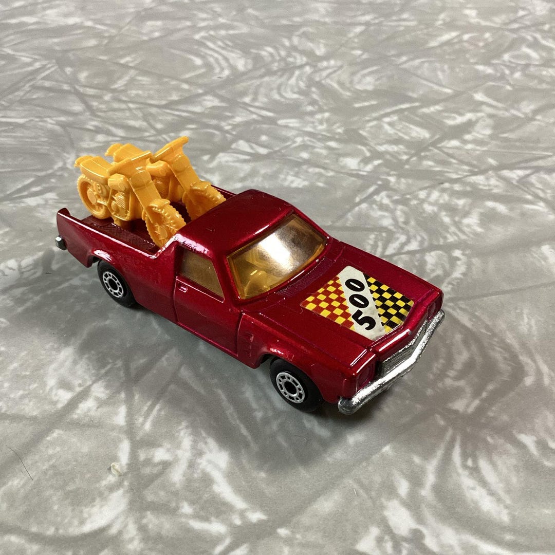 Lesney Matchbox Superfast Holden Pick-up No.60 Maroon 1977 United ...