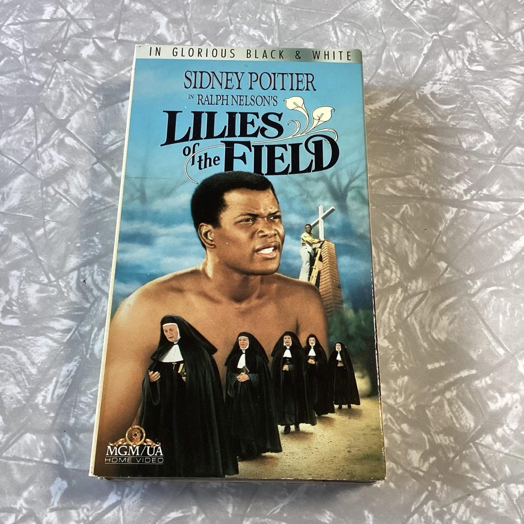Lilies of the Field VHS Movie Sidney Poitier MGM UA Home Video Black ...