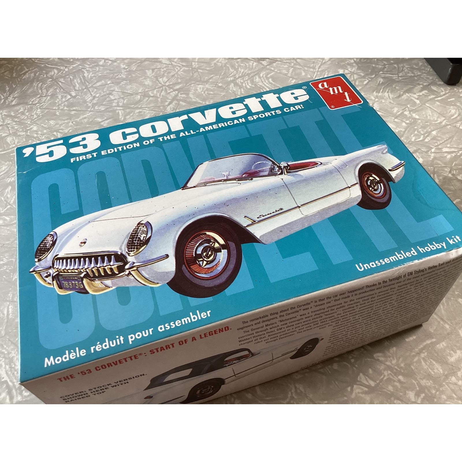 1953 Corvette Toy - Etsy