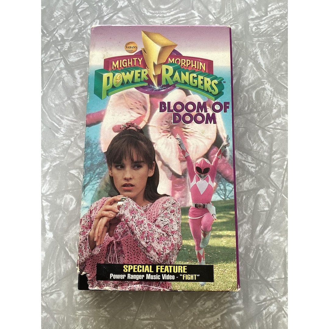 Power Rangers Bloom Mighty Morphin Power Rangers Bloom of Doom VHS 1994 Saban 42013-3 Music ...