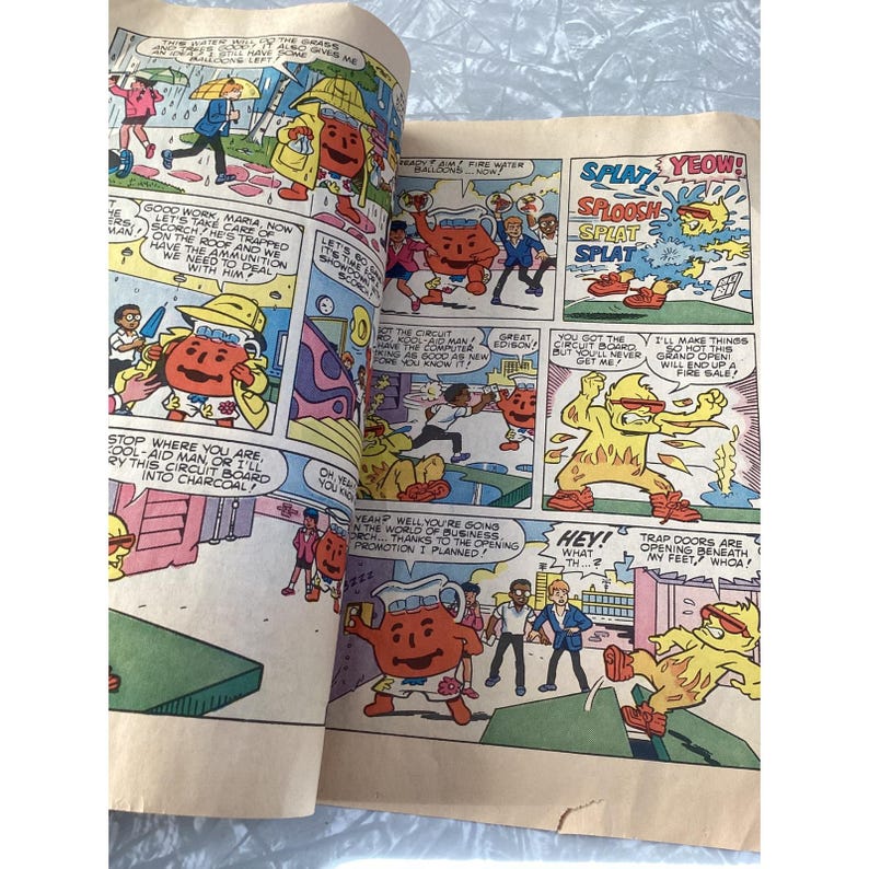 The Adventures of Kool Aid Man Wacky Warehouse Comic Book 1988 Archie ...