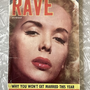 Rave Magazine August 1953 Marilyn Monroe Cover RARE