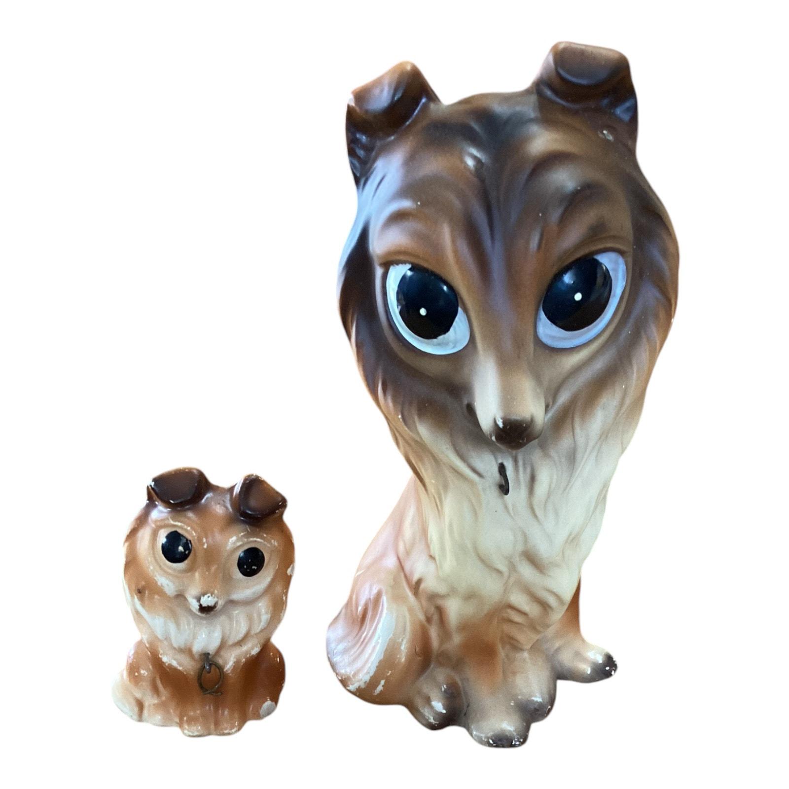 Big Eye Dog Figurine - Etsy