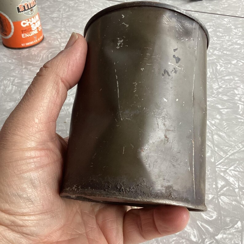 Vintage 1954 Army Aircraft Lubricating Grease Can MIL L 7711 Socony Vacuum Oil image 4