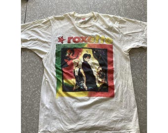 Vintage 90s Roxette World Tour 91-92 T Shirt - Etsy