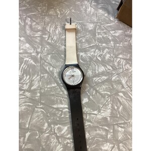 Vintage Le Watch Quintel 80s Memphis Style Black White Watch Primary Color Hands image 2