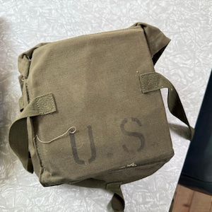 Armée américaine vintage avec sac et filtres pour unité de purification d&#39;eau de l&#39;armée américaine