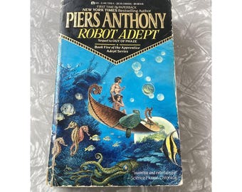 Robot Adept Piers Anthony Apprentice Adept Book 5 Ace Paperback 1989 Sci-Fi