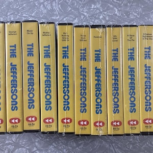 Set Of 10 The Jeffersons VHS Collectors Edition Tapes ALL Sealed