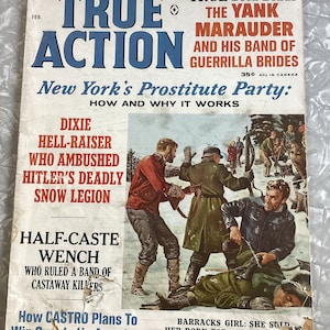 True Action Magazine Adventure February 1964 Stories Photos Men’s Interest