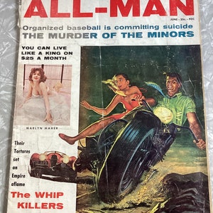 All Man Magazine Adventure June 1960 Stories Photos Men’s Interest
