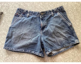 Vintage Polo Ralph Lauren women's Denim Shorts Size 4 Deck Style Classic Blue