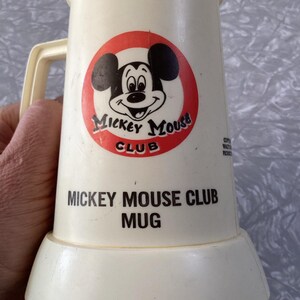 Vintage 1960s Walt Disney Mickey Mouse Club Plastic Mug image 5