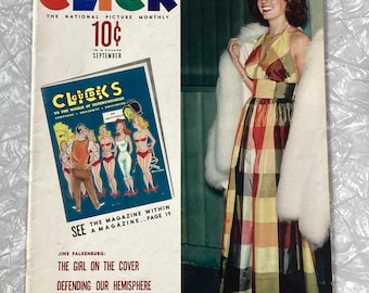 Vintage September 1940 Click Magazine Picture Magazine Celebrity Movies