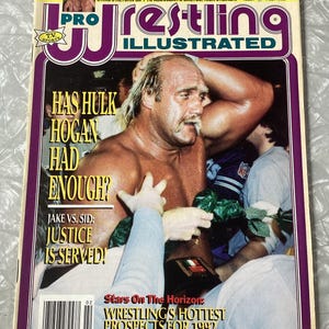Vintage Dell Pro Wrestling Illustrated Magazine February 1993 Issue