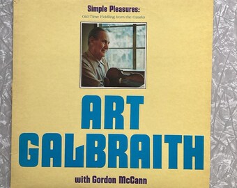 RARE Folk Bluegrass - Art Galbraith Simple Pleasures Vinyl Lp Rounder Records