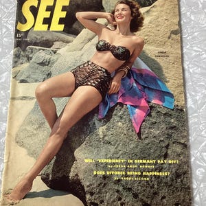 SEE Magazine May 1949 Linda Christian Cover Postwar Germany Feature