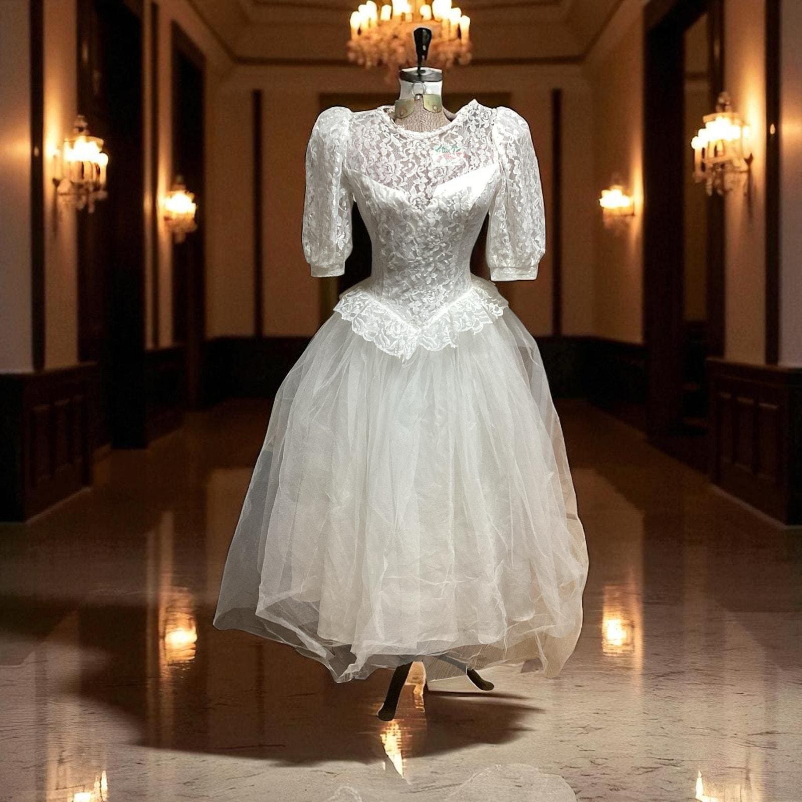 Apparel Jessica Howard Lace Surplice Bodice Taffeta Ball Gown