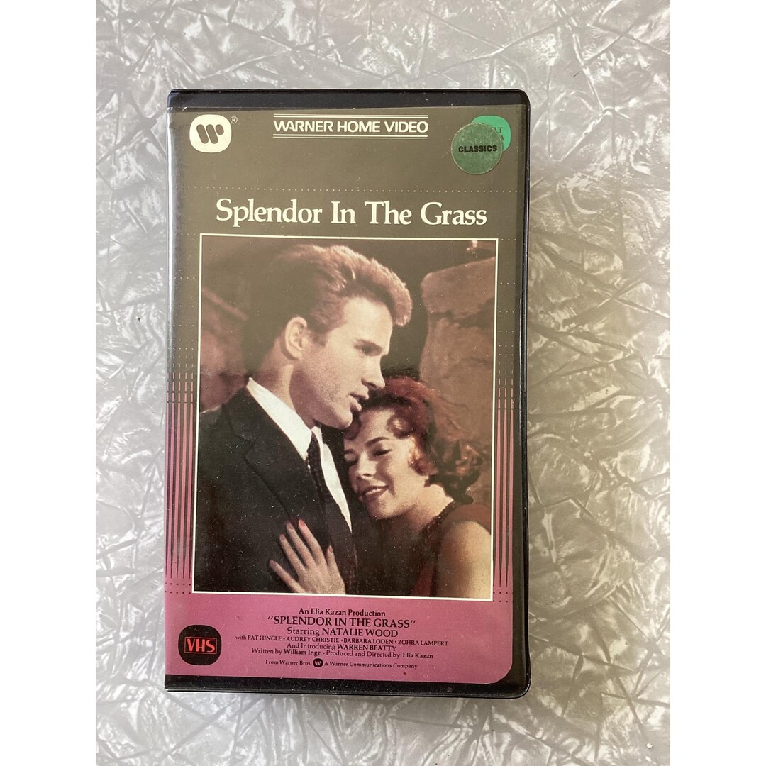 Splendor Vhs Splendor in the Grass VHS Natalie Wood Warren Beatty Warner Home Video ...