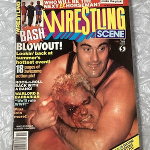 Vintage Wrestling Scene Magazine November 1988 Issue