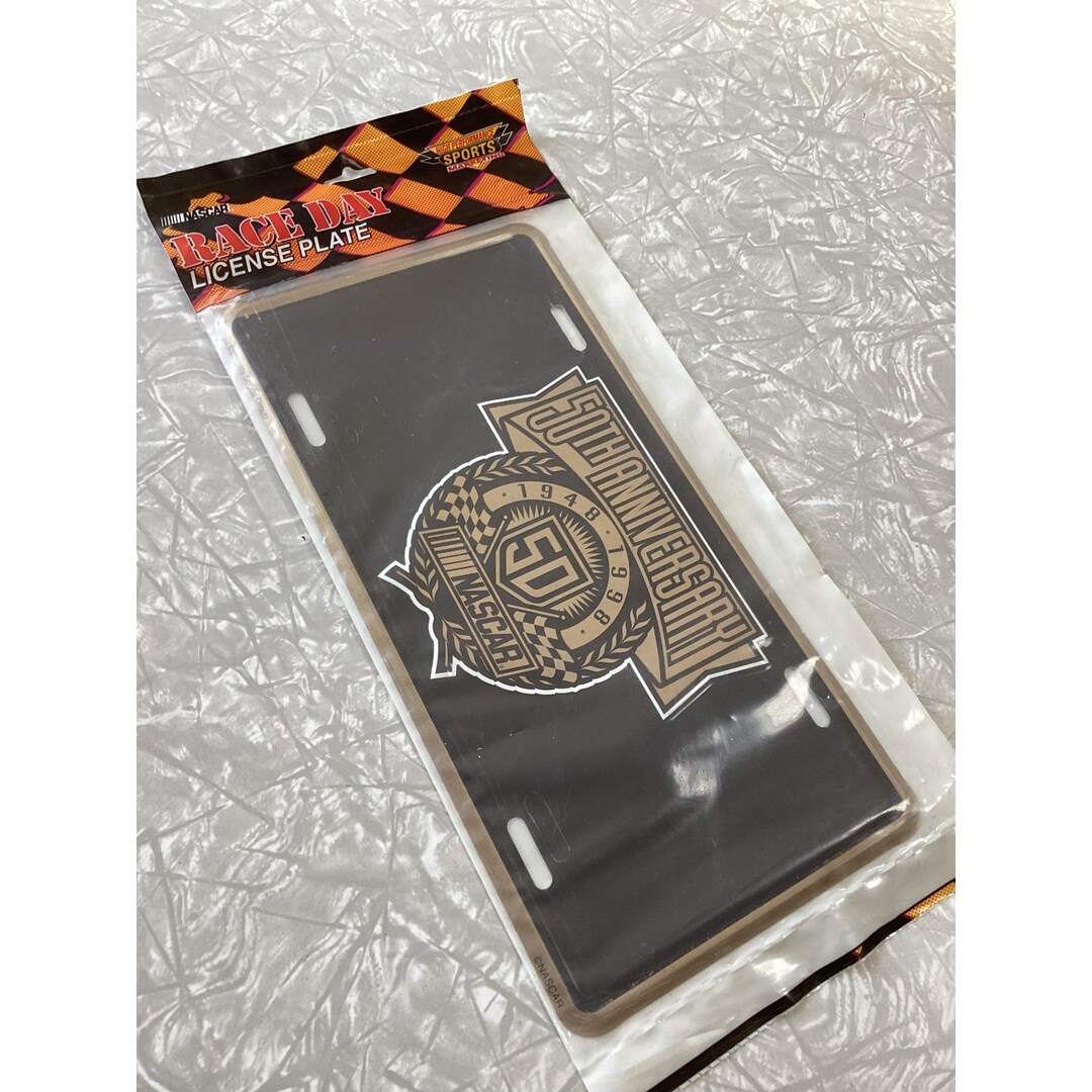NASCAR 50th Anniversary License Plate Race Day High Performance Sports ...