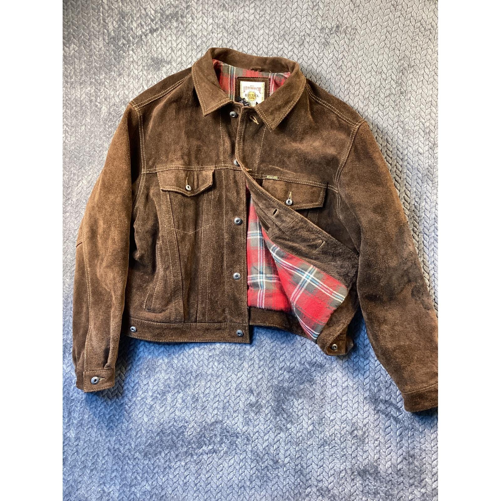 Diesel Suede Jacket - Etsy