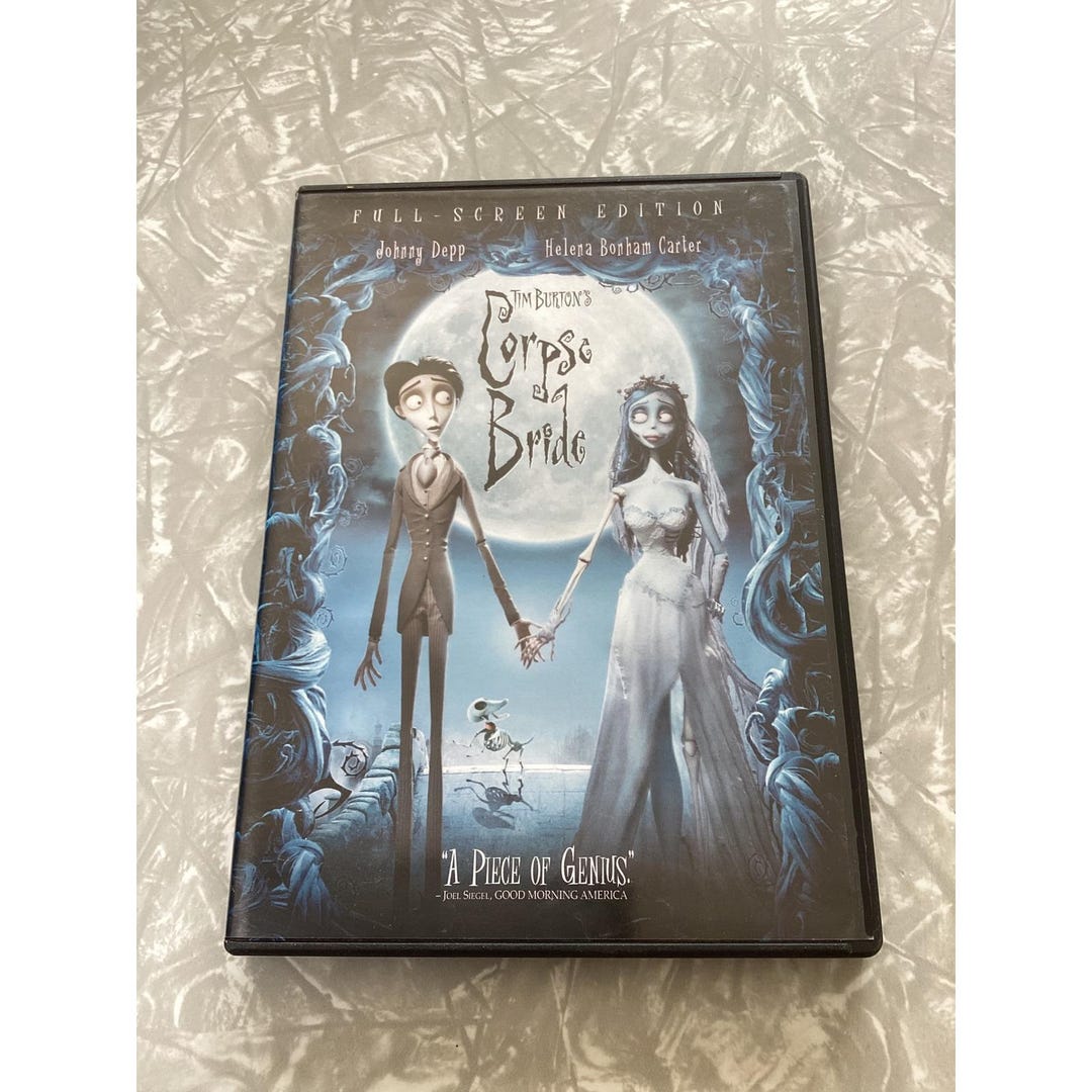 Tim Burton Corpse Bride DVD Full Screen Edition Johnny Depp Helena ...