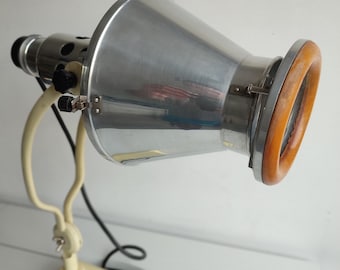 Sollux Hanau Dokterslamp - Tafellamp - Warmtestralingslamp - 53cm - 1930's - Compleet incl. originele accessoires - Bauhaus/Art Deco periode